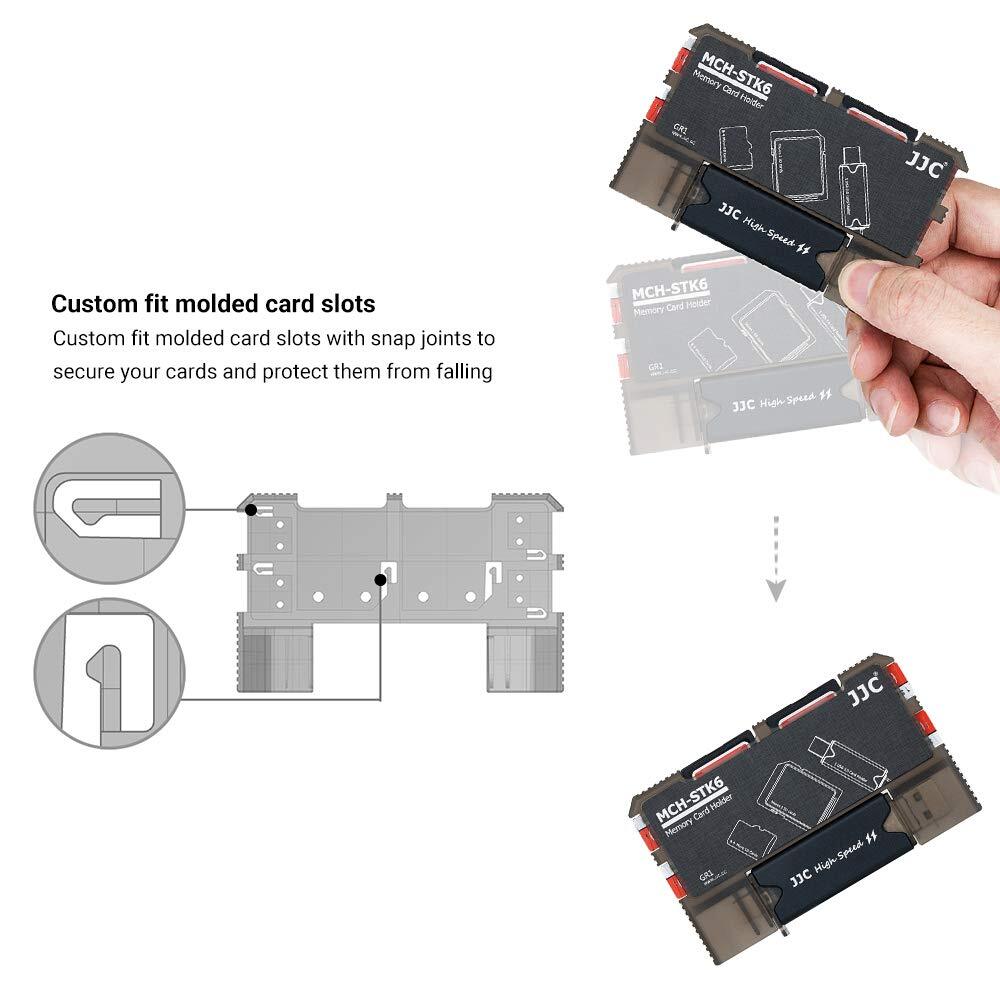 Micro Sd Card Holder And Sd Card Case Memory Card Storage Organizer With Usb Rea