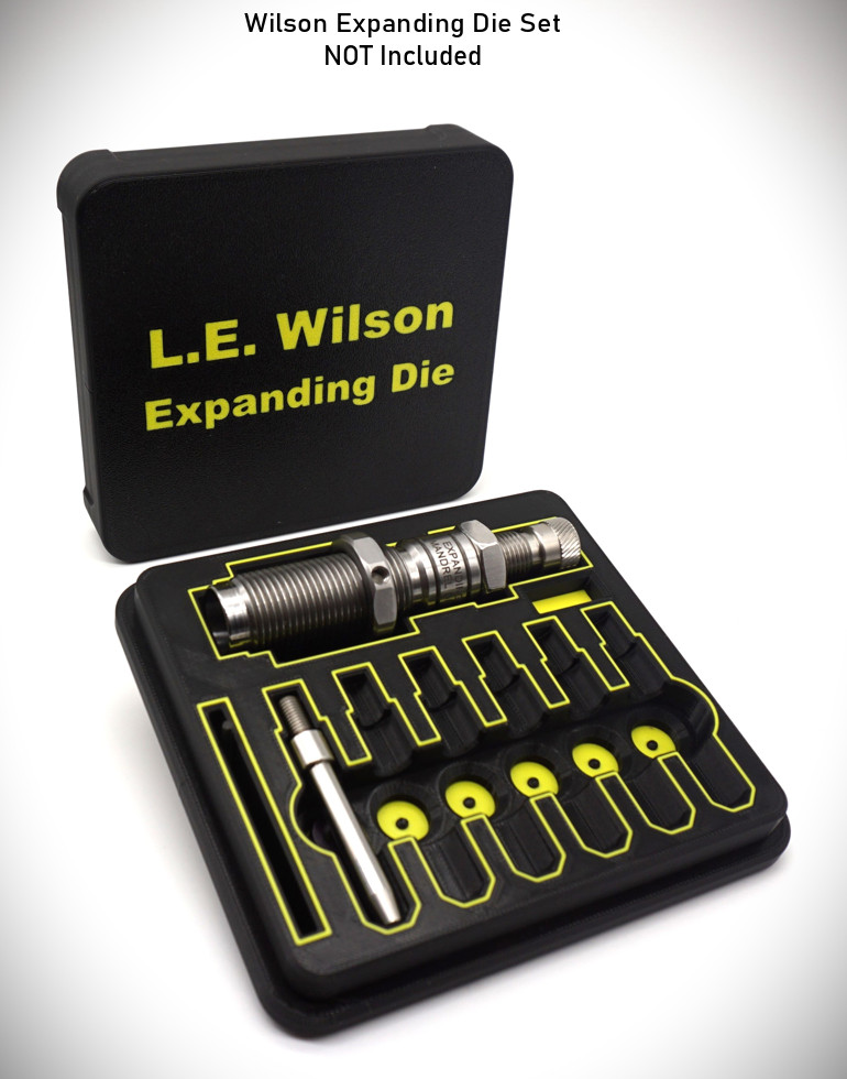 L.E. Wilson Expanding Mandrel Die Storage Case.