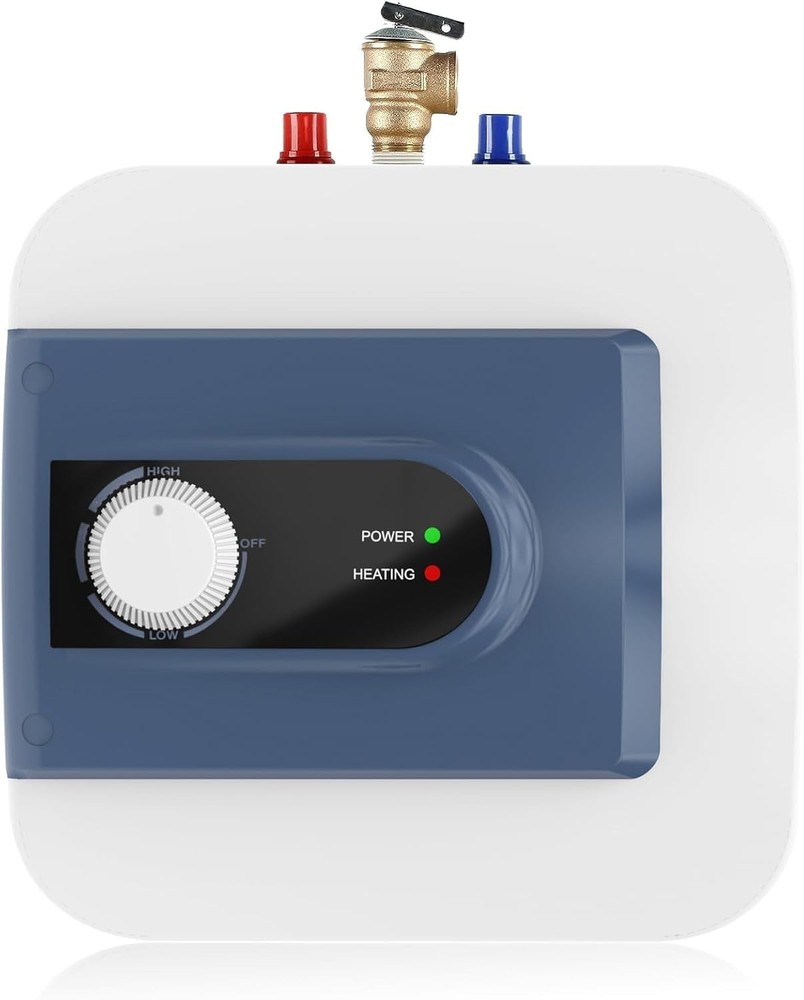 Electric Mini Tank Water Heater, 1.6Gallon Under Sink On Demand Hot Water Heater