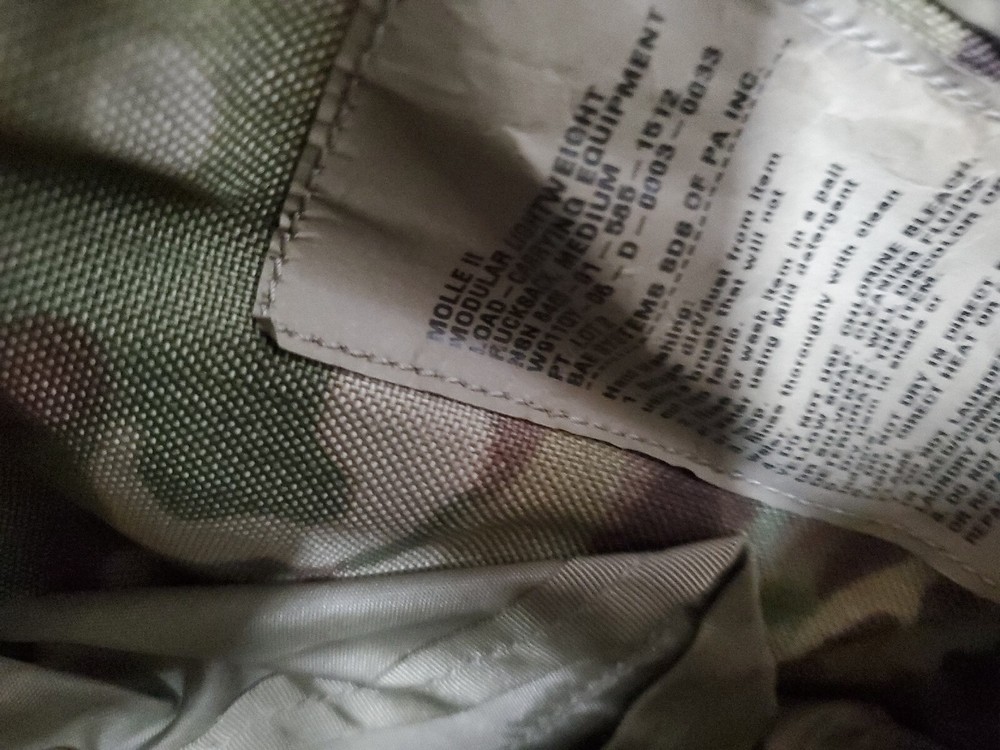 USGI OCP/Multicam Molle II OCP Medium Rucksack Backpack Complete Assembly Ex.