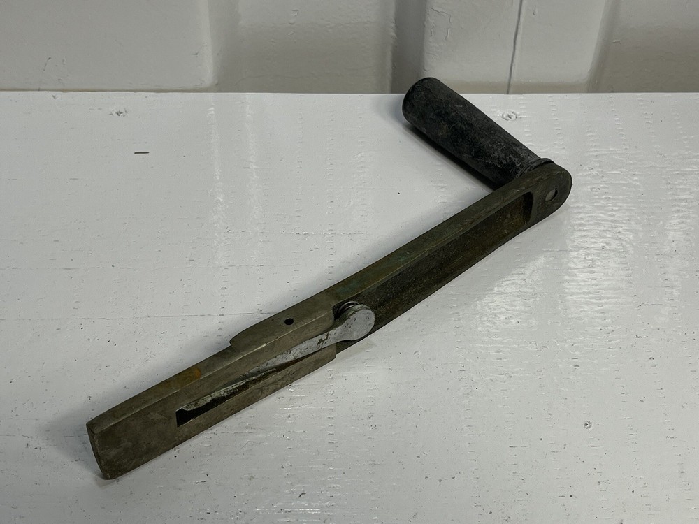 Vintage bronze winch handle 10” long