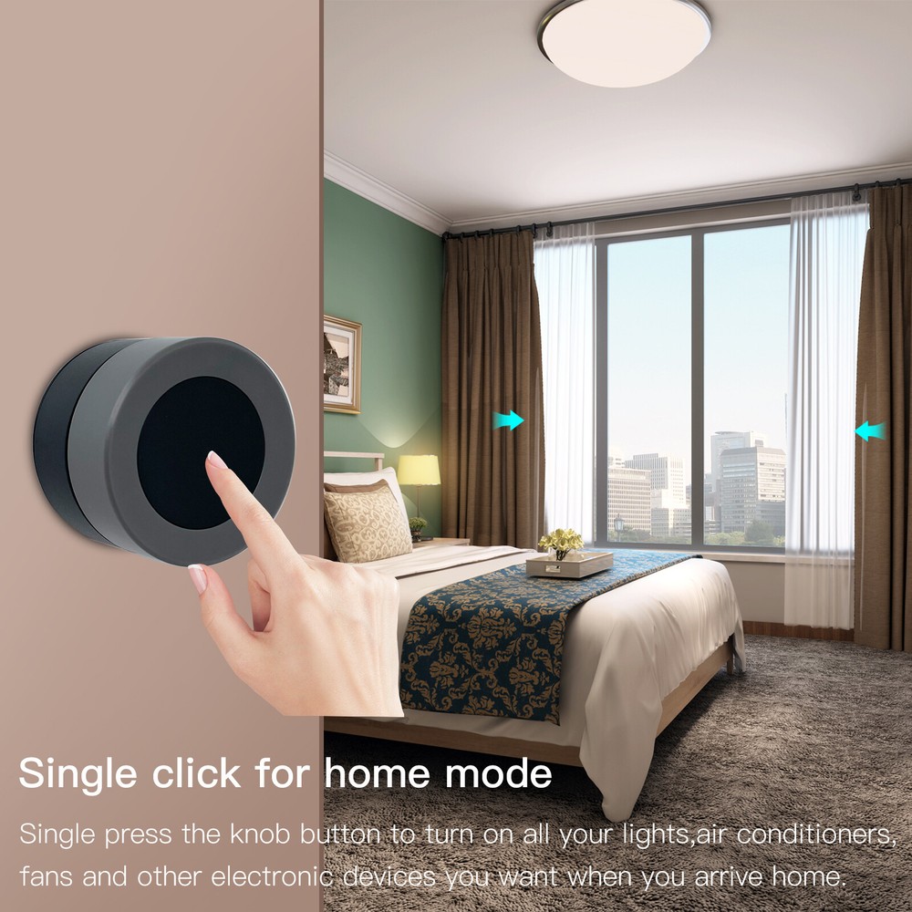 MOES Tuya ZigBee Smart Knob Switch Wireless Scene Switch Button Controller App