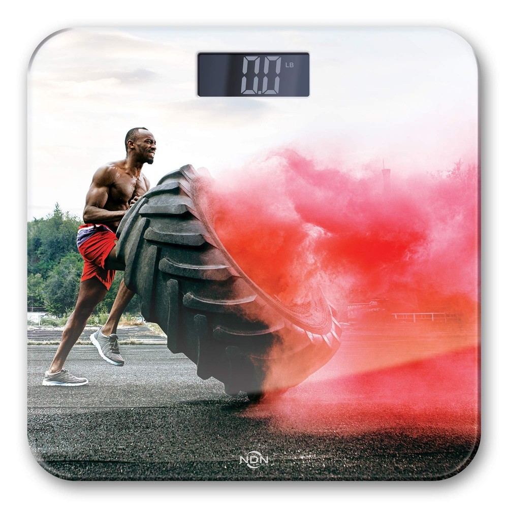 Digital Bathroom Scale Pink Tire