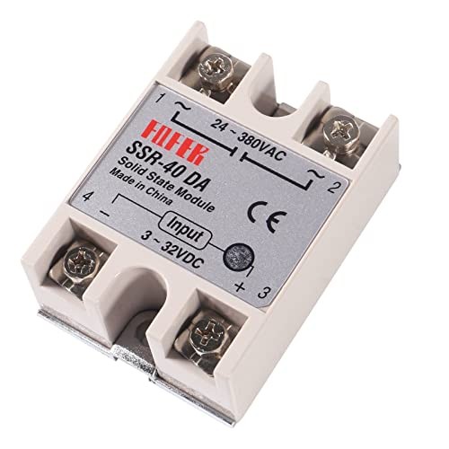 3pcs Solid State Relay SSR-40DA Single Phase Solid State Relay 3pcs SSR-40DA