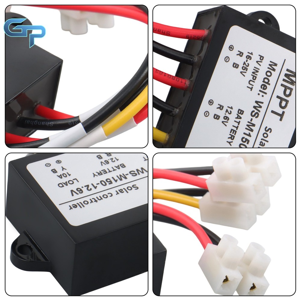 150W MPPT Boost Controller Solar 12.6V Voltage Regulator Waterproof