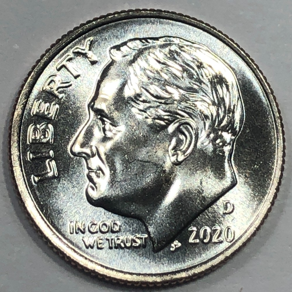 2020 D Roosevelt Dime - Brilliant Uncirculated