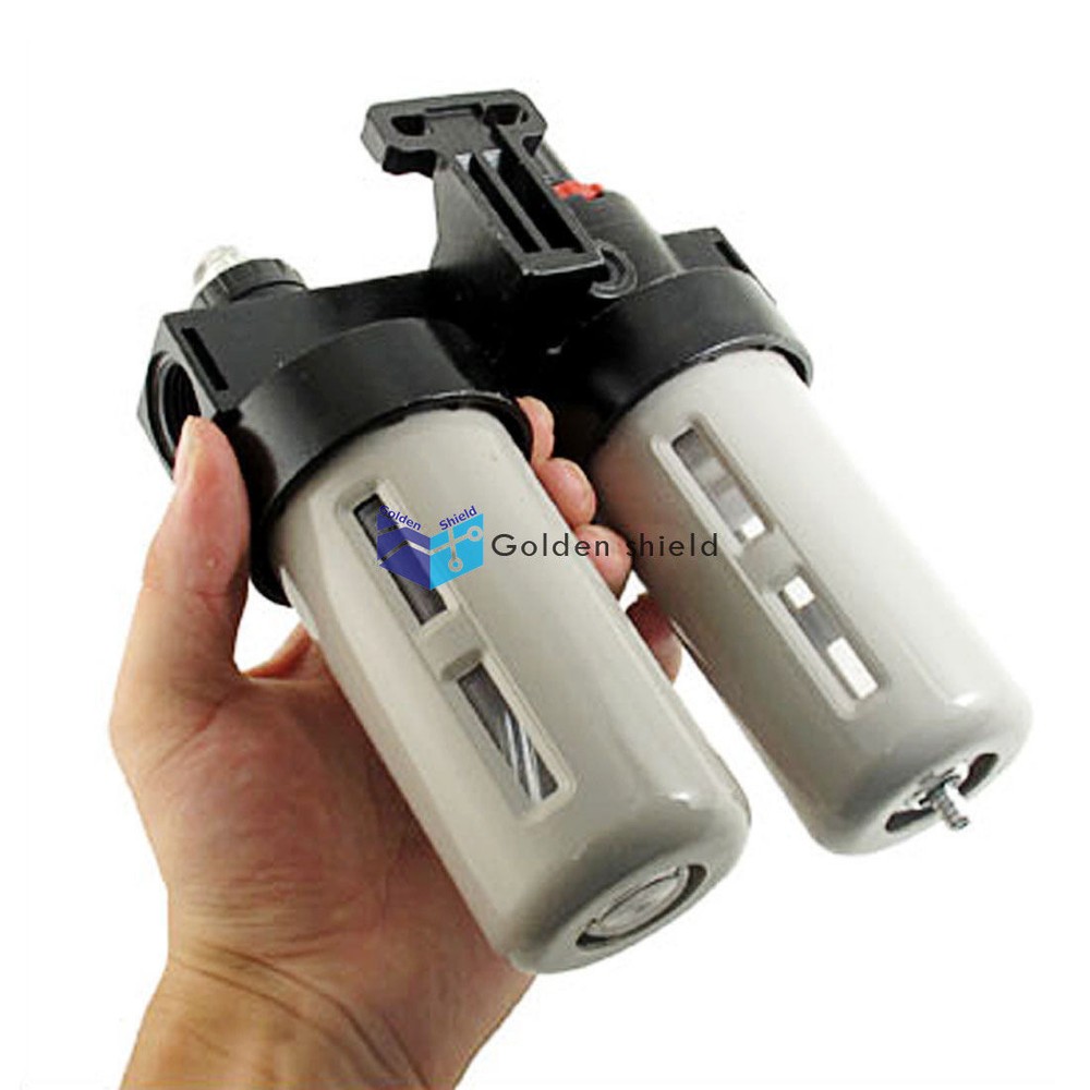1PC BFC4000 Air Source Treatment Unit Pneumatic Regulator Lubricator Set