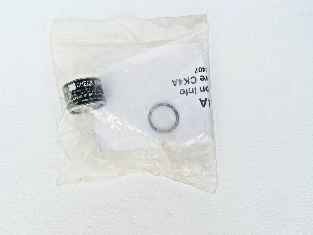 PARKER CH4A 2 Ref. Check Valve 050407 # NEW