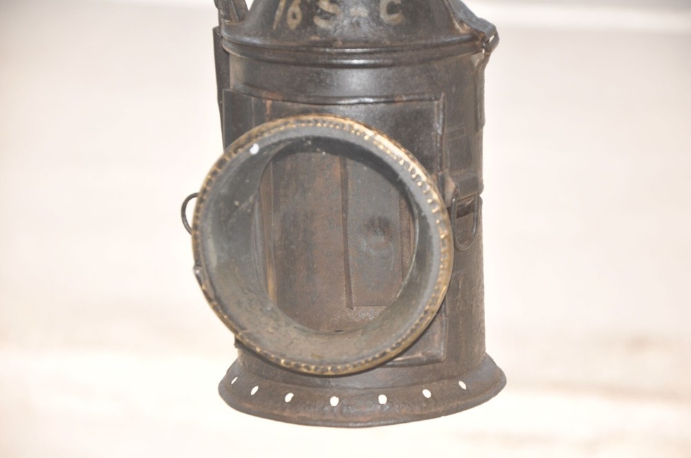 Vintage Iron Solid Big Handcrafted Candle Lamp,Collectible