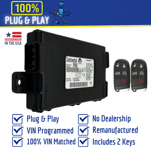 2011-2018 Dodge Charger Hub Receiver RF WIN Module Programmed w/ keys