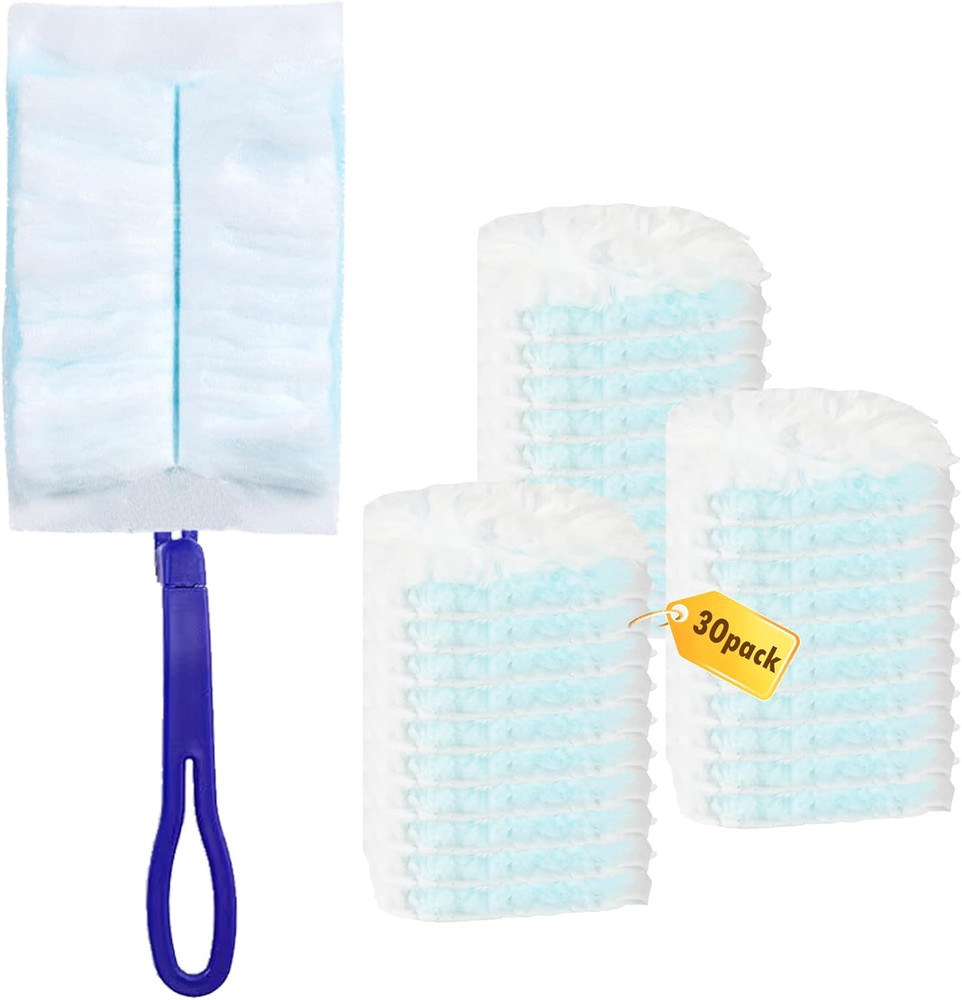 30 Pack Duster Refills for Swiffer Dusters, Multi-Surface Duster Refills with 1