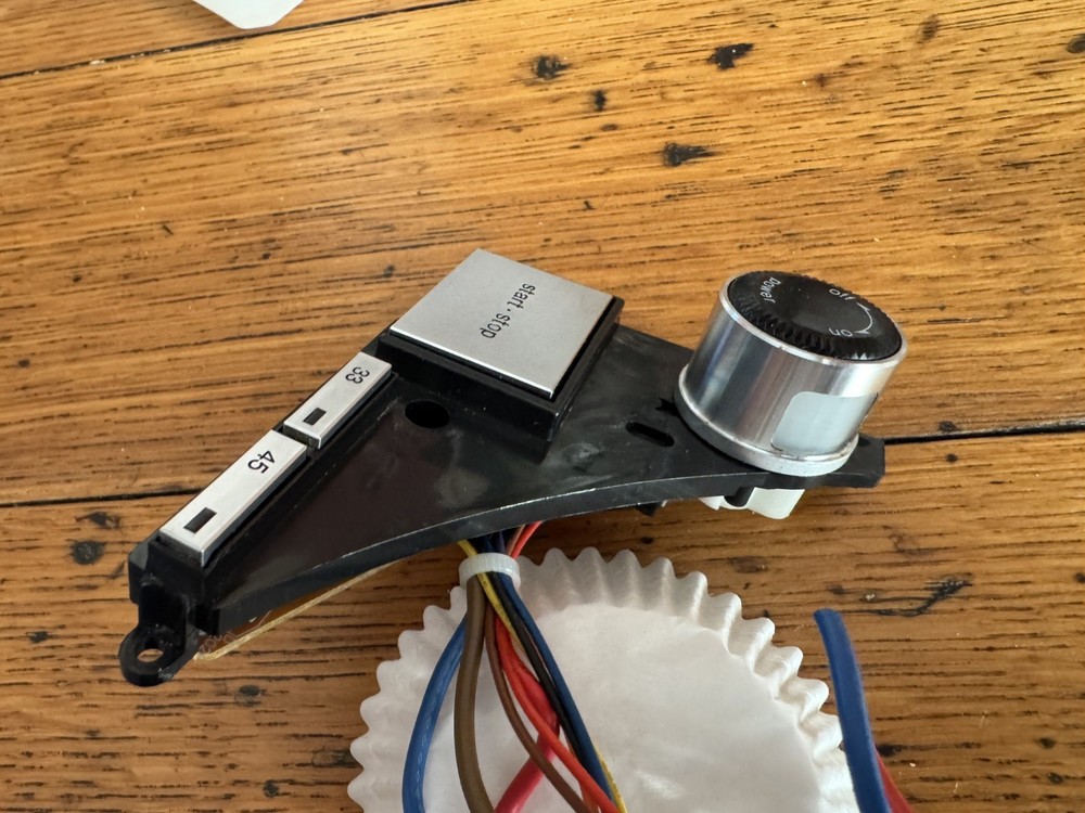 OEM Technics SL-1200 M3D power switch, start/stop, & speed selection, READ!!!