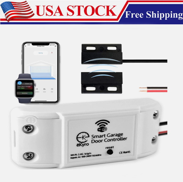 Smart Garage Door Gate Opener Controller Wireless WiFi Remote Control
