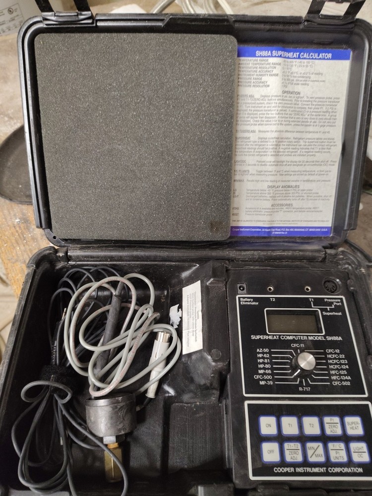 SH88A Superheat Calculator