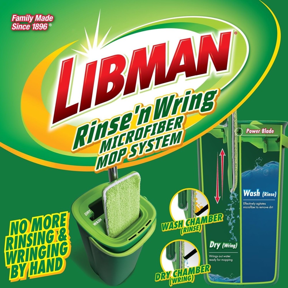 Rinse 'n Wring Microfiber Mop System