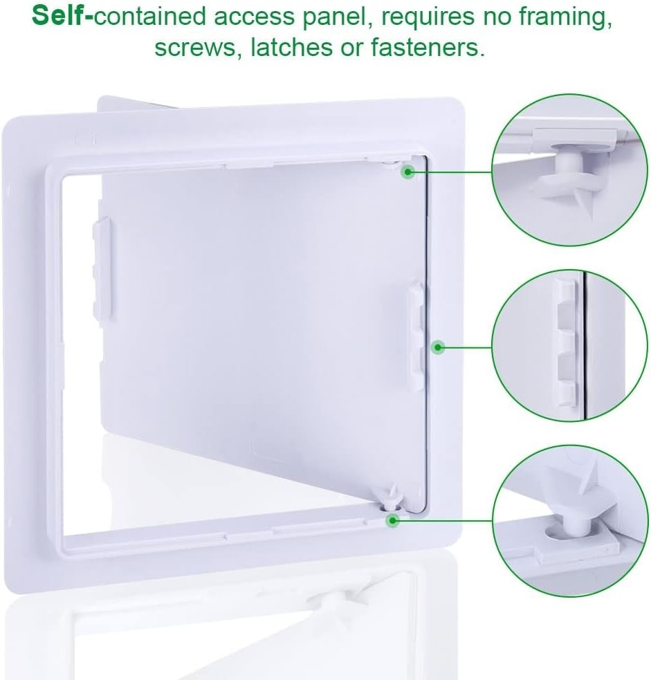 Versatile 6 x 6 Inch Drywall Access Panel - Simple Install, Customizable Finish