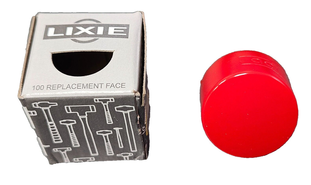 Lixie 100T 1" Medium Hard Replacement Hammer Tip Red Color