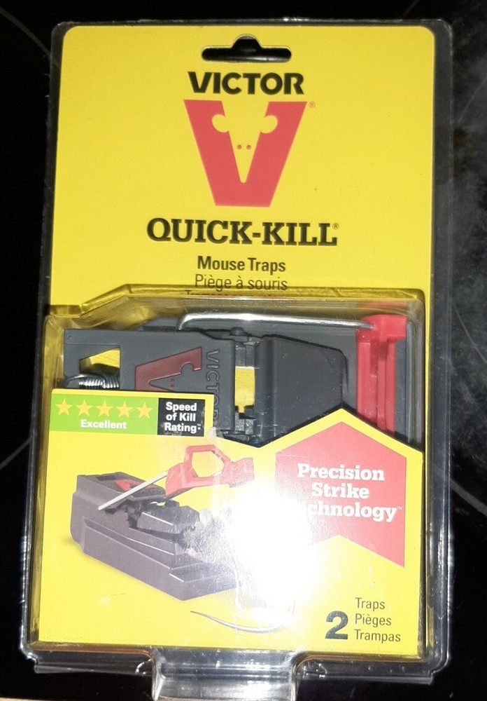 Victor M140S Quick-Kill Mouse Traps, 2-Pack