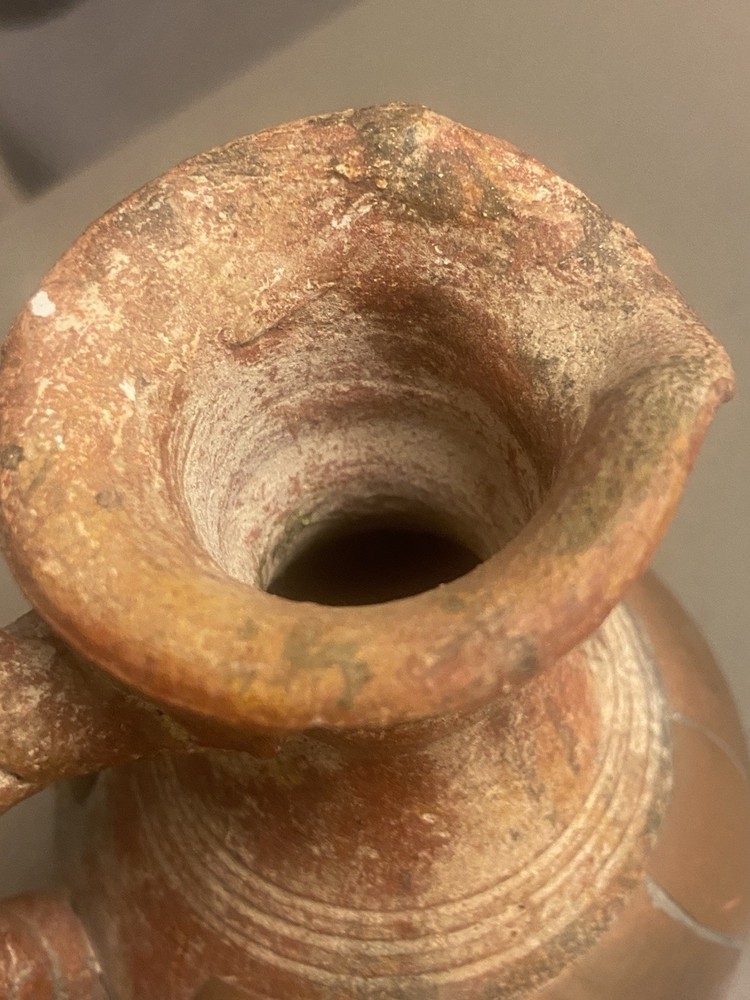 Vintage Pottery Vase Pitcher Handthrown Rustic