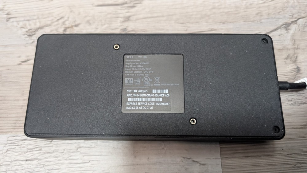 Dell WD19 Docking Station USB-C – Tested Working