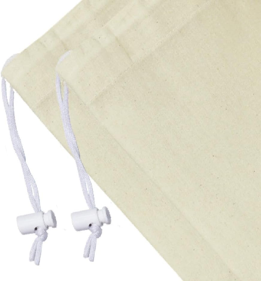 Eco-Friendly 2 Pack Extra Large Cotton Laundry Bags - Versatile & Durable