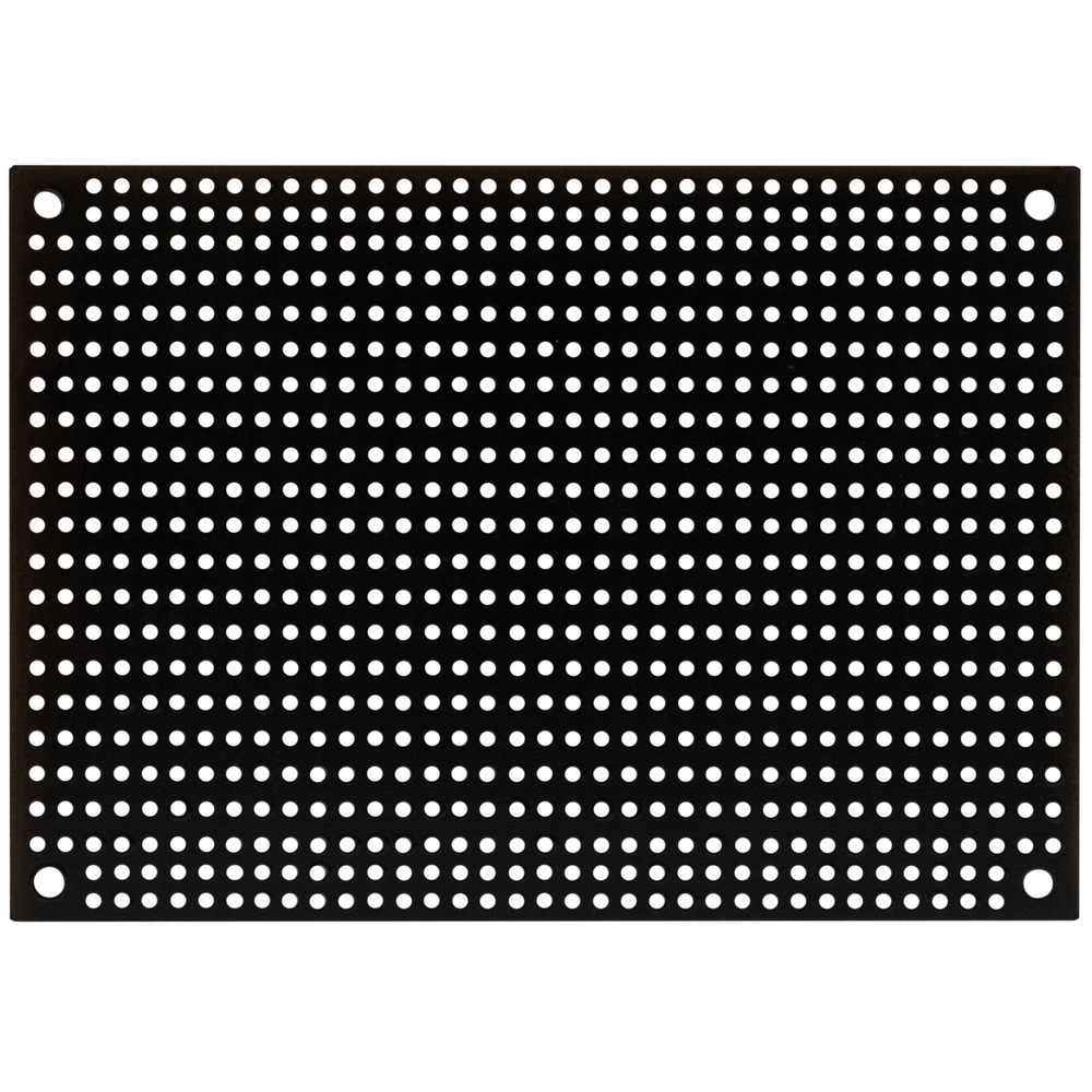 Black Perforated Large Hole Crossover Board Pair 3.5" x 5"