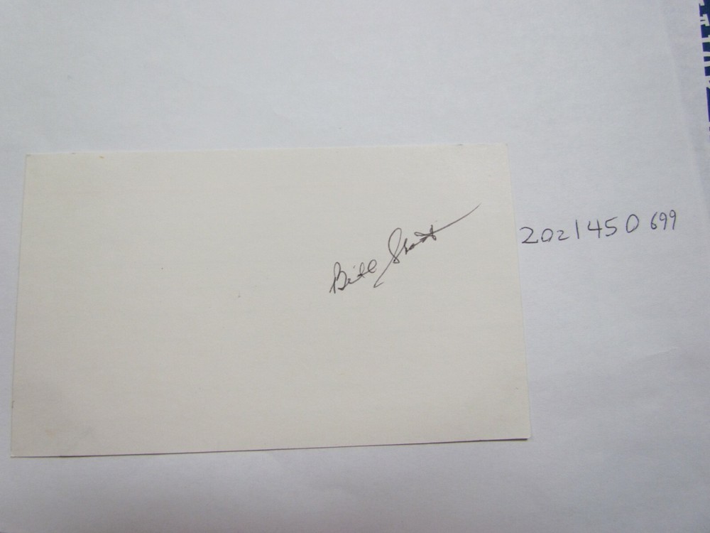 Bill Short JSA AUCTION CERTIFIED