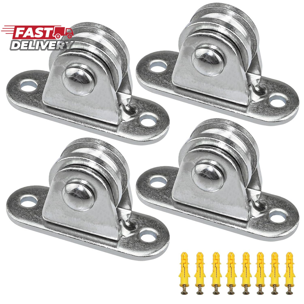Small Pulley Block Silent Pulley Wheel Heavy Duty Fixed Pullies Loading 176 Lb f