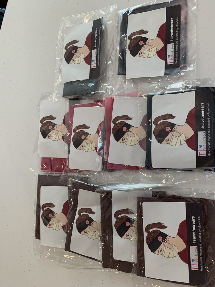 head bend hold for face masks