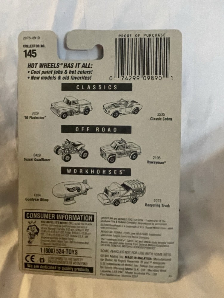 1997 Hot Wheels #145 Tractor (A12)