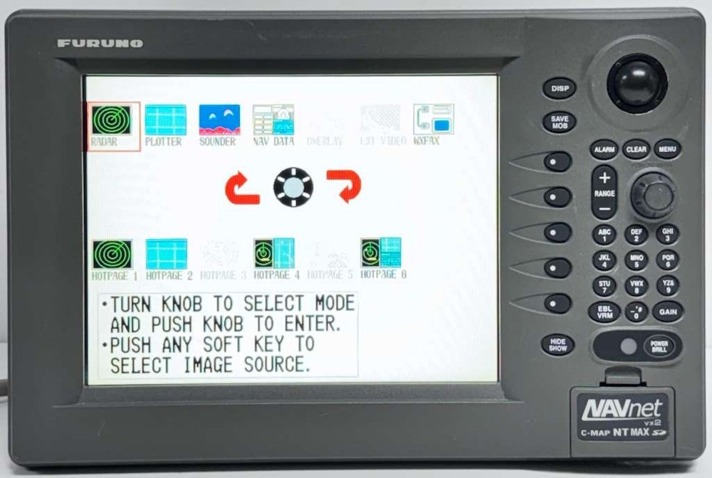 Furuno RDP 149 VX2 10" Navnet GPS Radar Chartplotter Display C-Map Clean