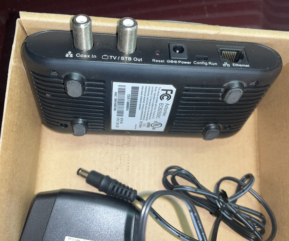 Wcb2500c Actiontec Moca, Used, Good Working Order