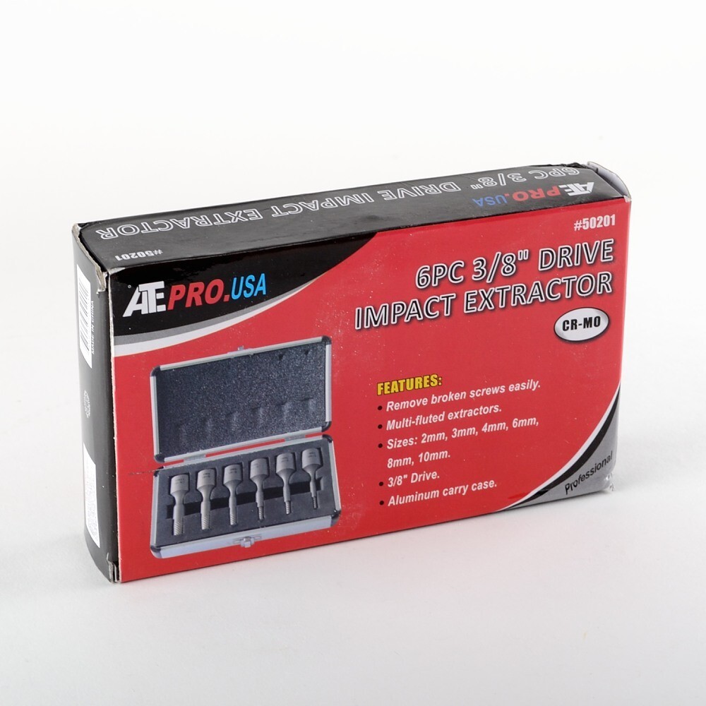 6pc 3/8" Impact Extractor Wedge Proof Set (MM)