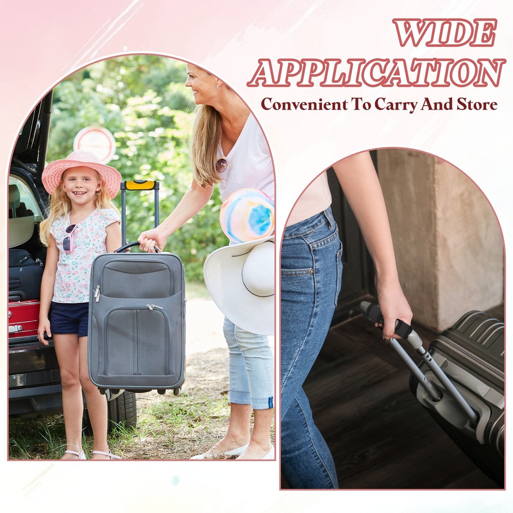 2 Pcs Luggage Handle Wrap for Suitcase Luggage Handle Covers, White