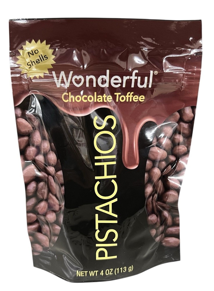 Wonderful Pistachios Chocolate Toffee 4 oz