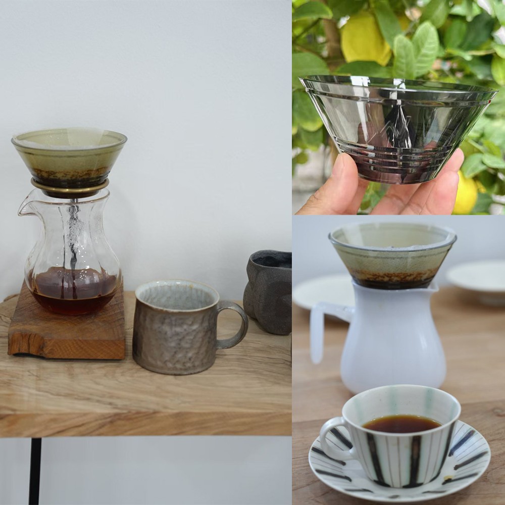 Coffee Dripper Black for Wave Filter 1 - 2 People -- W Dripper