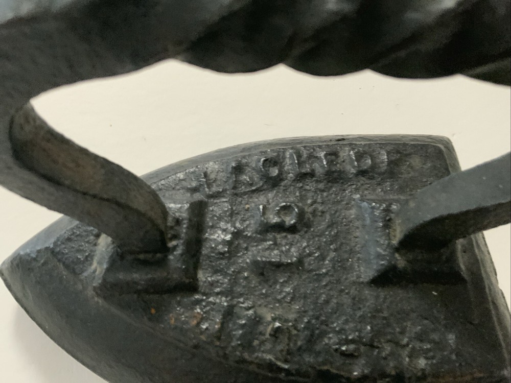 Vintage Cast Iron Flat Iron 15 Lbs Rustic Farmhouse