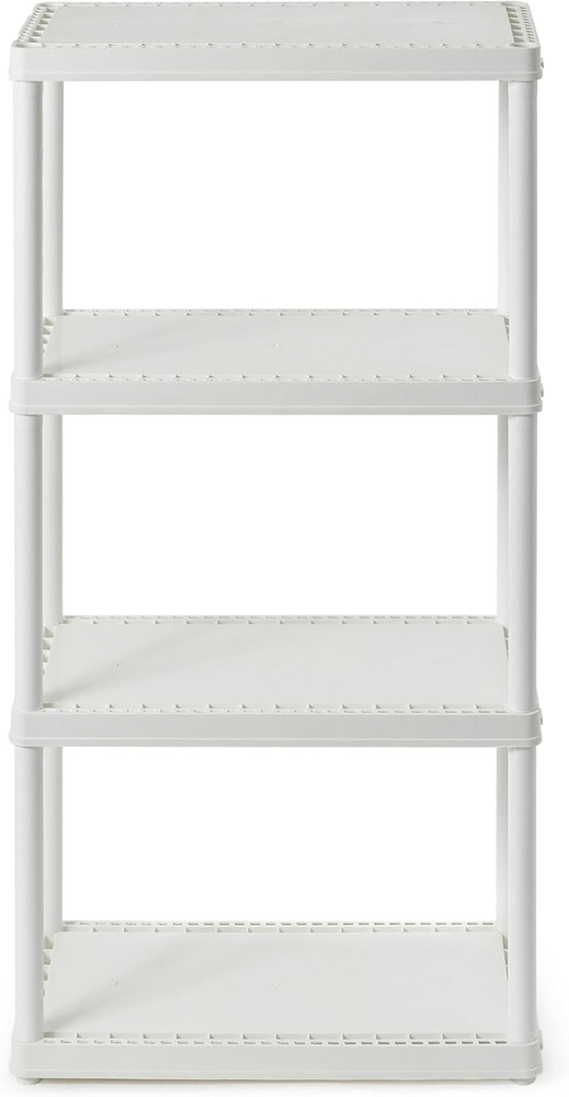Gracious Living 4 Shelf Fixed Height Solid Light Duty Storage Unit 12 X 24 X 48