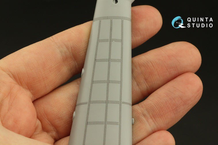 Quinta Studios 1/48 3D DECALS FOR TRIPLE RIVETING ROWS in BLACK