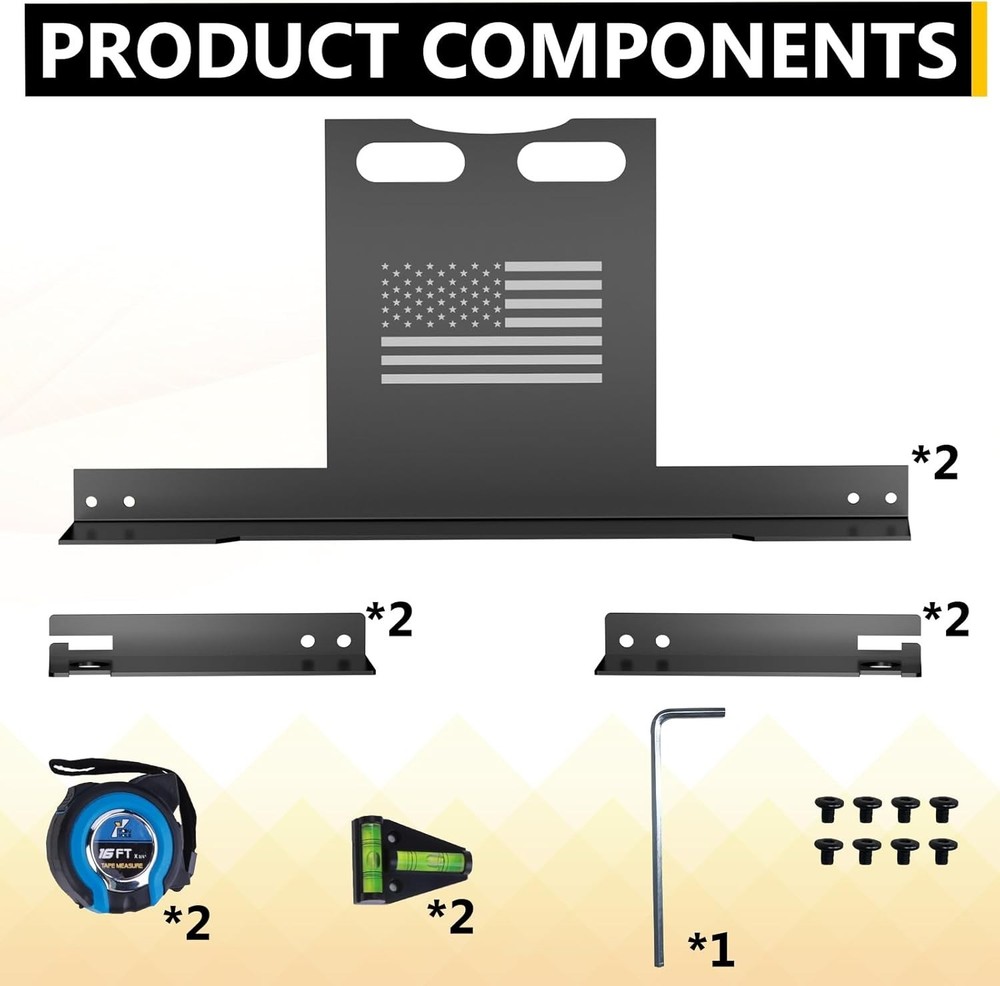 Wheel Alignment Tool Heavy Duty Toe Alignment Plates, No Caliper Removal Need...