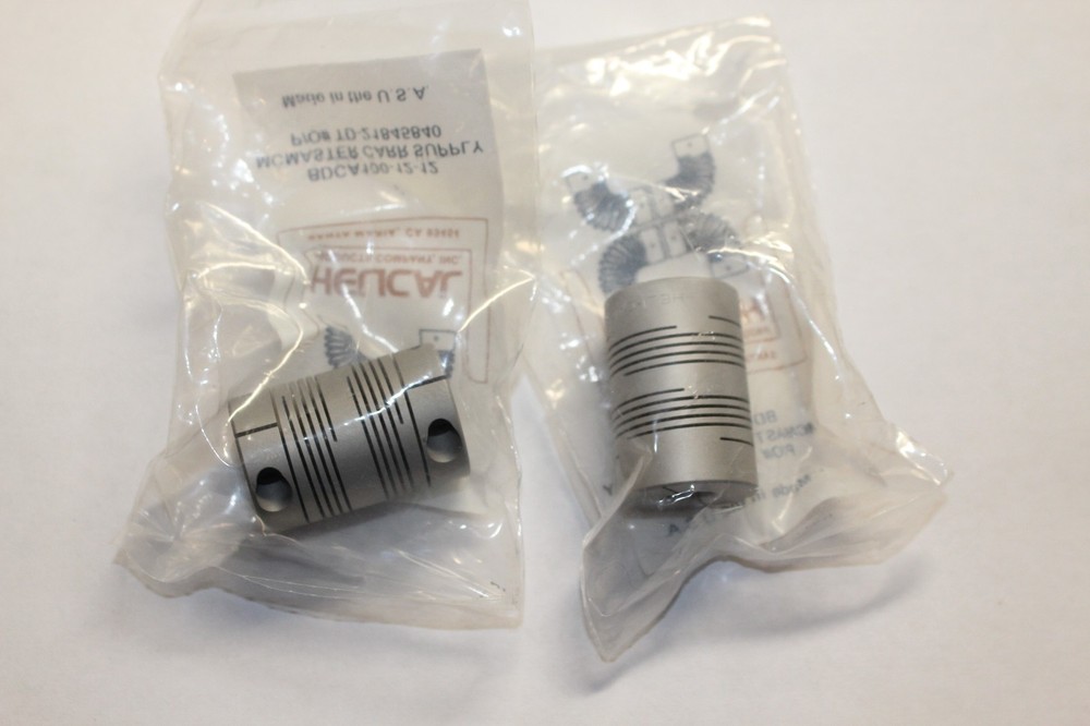 2-Pack Helical BDCA100-12-12 Flexible Couplings