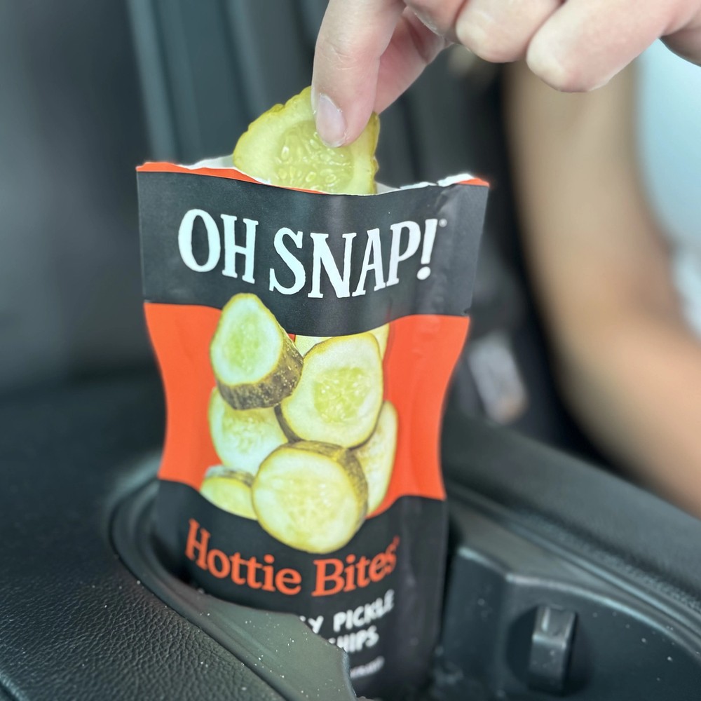 Spicy Pickle Chips Snack Slices