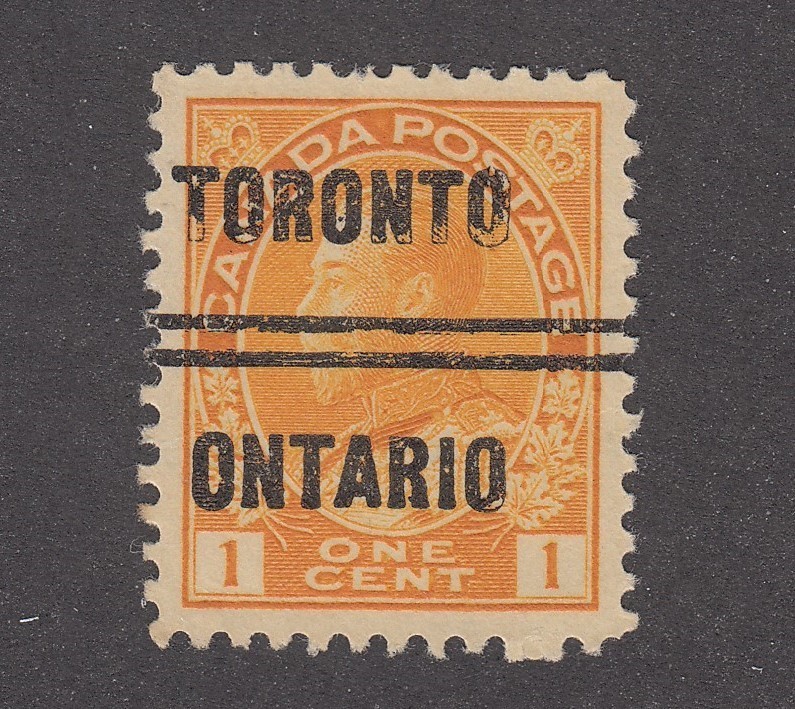 Canada Precancel "TORONTO" 5-105
