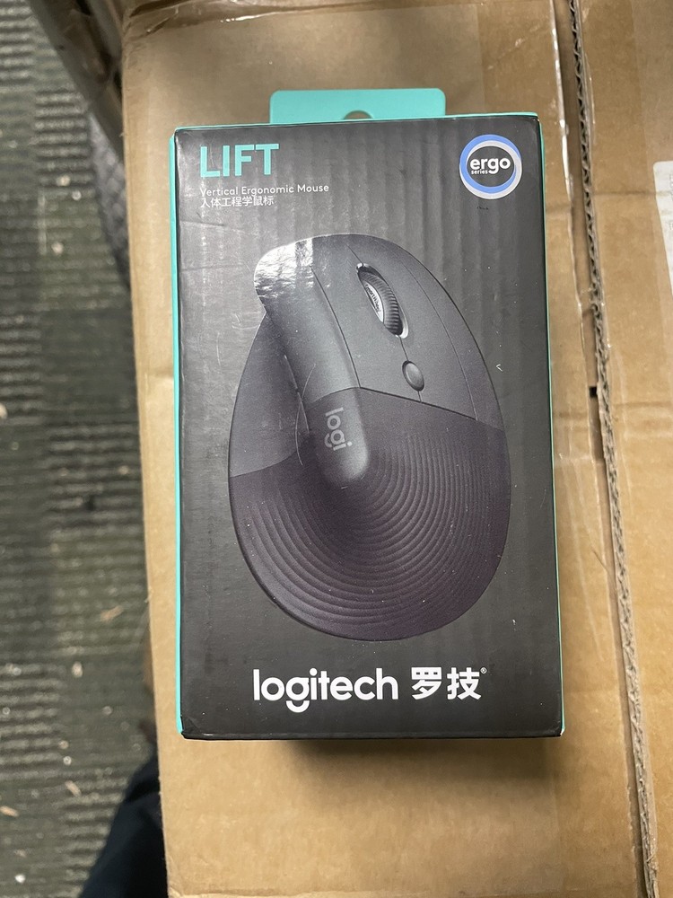 Logitech Lift Vertical Ergonomic Wirless Mouse Graphite 910-006467