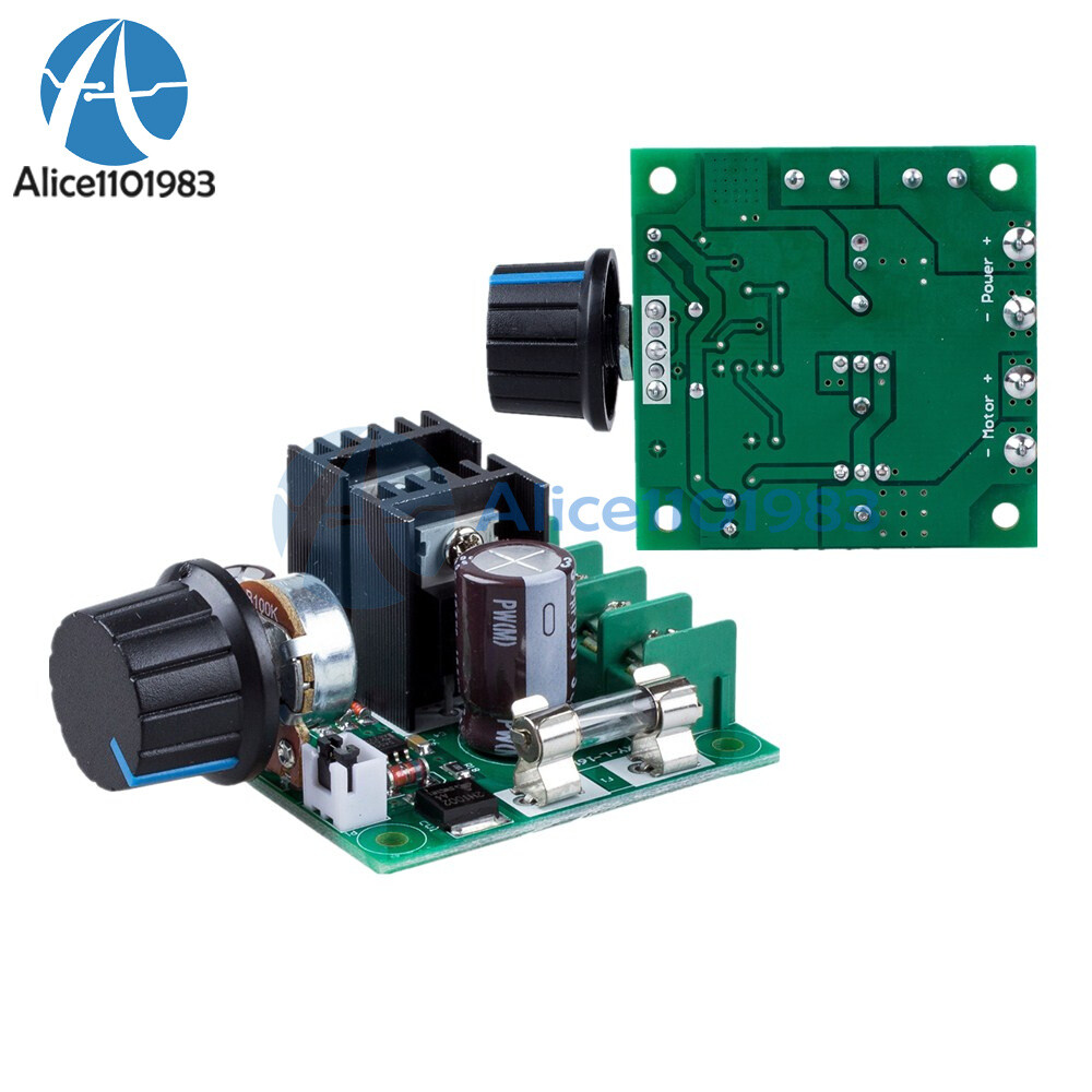 5PCS 12V~40V 10A PWM DC Motor Speed Control Switch Controller Regulator Dimmer