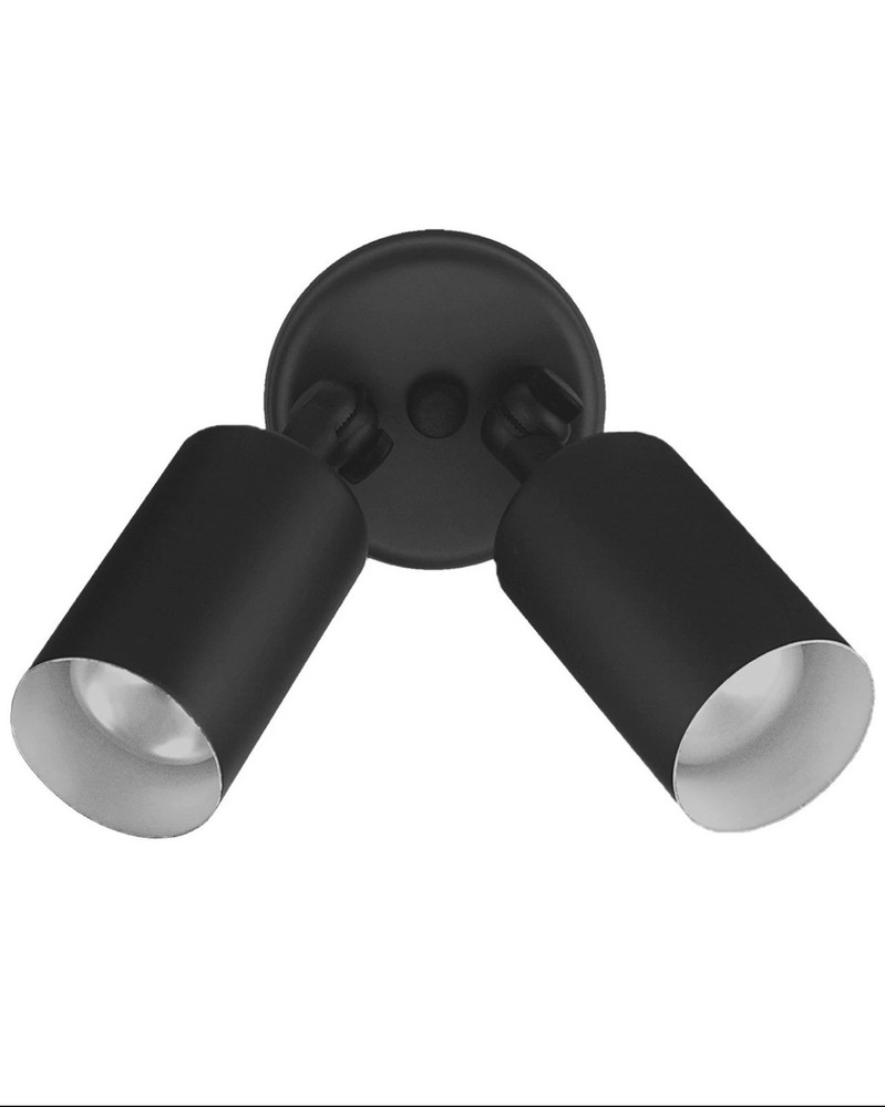 Lighting 50w Black Double Cylinder Adjustable Security Flood Light (11521)