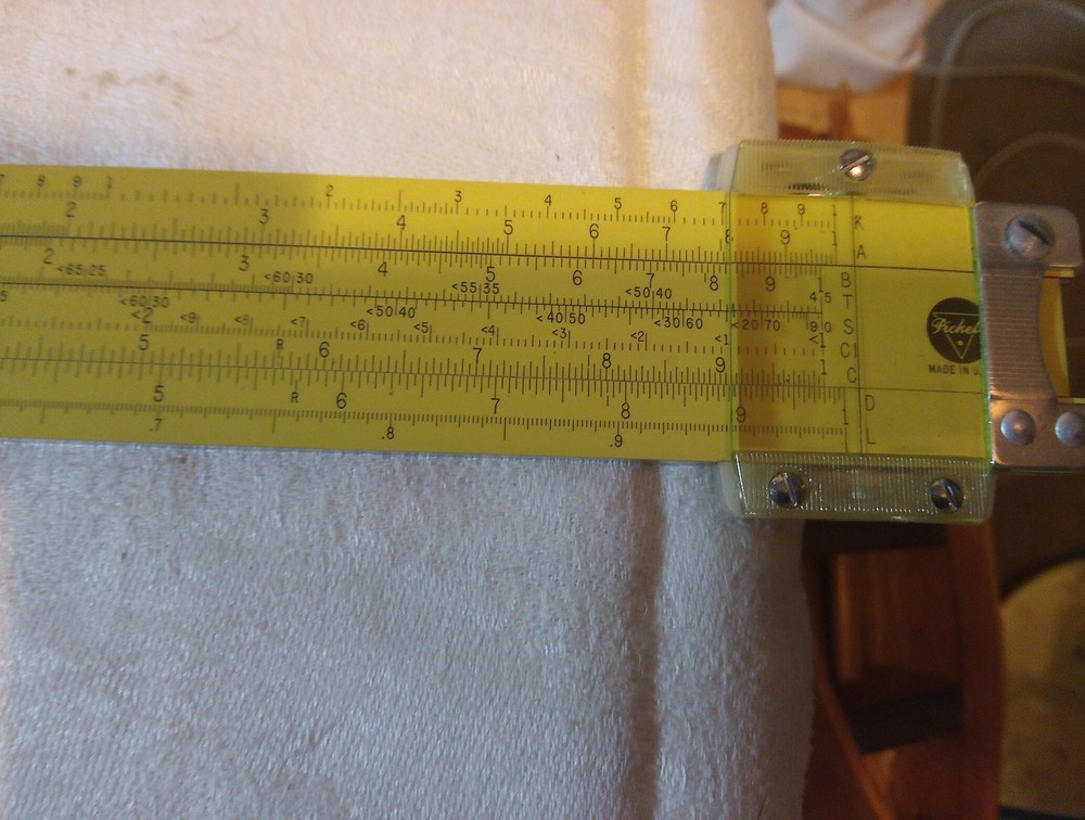 Vintage Pickett Slide Rule