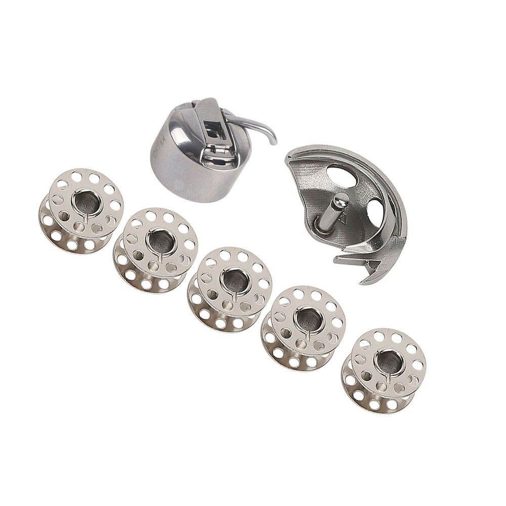 Bobbins + Bobbin Case + Shuttle Hook for Old Style Household Sewing Machine