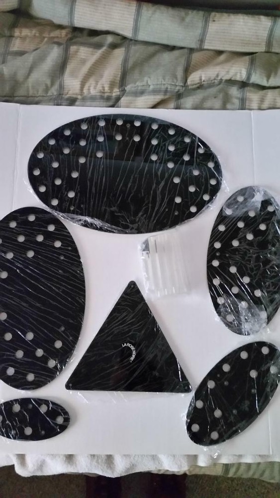 (2) 5 Level Cone, appetizer, dessert Display Stands