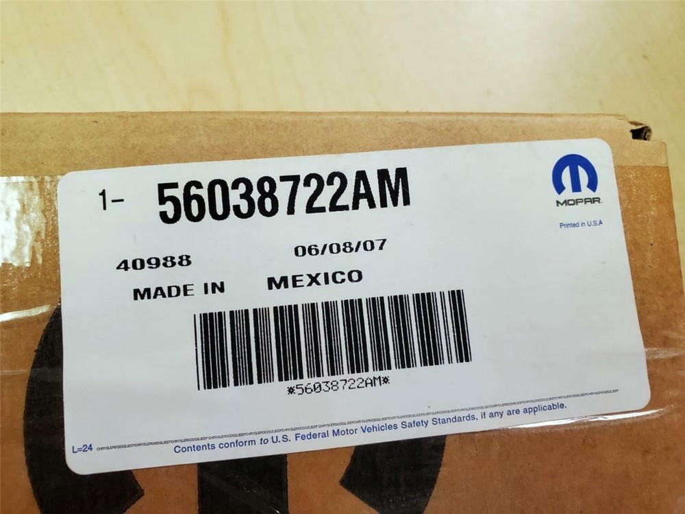 OEM Dodge Chrysler Door Window Memory Computer Module Control Unit 56038722AM